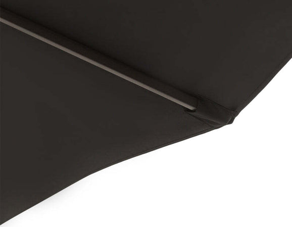 Ombrellone-da-Giardino-Doppio-con-Apertura-a-Manovella,-in-Acciaio-e-Poliestere,-460x270x240-cm,-Nero-84D-031V01BK