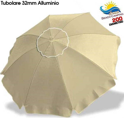 Ombrellone Da Spiaggia Alluminio 2 Metri Con Snodo Tessuto Polyestere Palo 32 Mm Giardino e giardinaggio/Arredamento da giardino e accessori/Ombrelloni tende e tettucci parasole/Ombrelloni Trade Shop italia - Napoli, Commerciovirtuoso.it