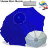 Ombrellone Da Spiaggia Alluminio 2 Mt Con Snodo Tessuto Polyestere Blu Palo 32mm Sport e Tempo Libero > Tempo Libero > Ombrelloni Trade Shop italia - Napoli, Commerciovirtuoso.it