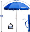 Ombrellone-da-spiaggia-azzurro-antivento-alluminio-Protezione-solare-UV50+-Punta-elica-Inclinabile-regolabile-altezza-Made-in-Italy-giardino-piscina