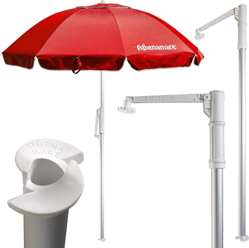 Ombrellone-da-spiaggia-rosso-antivento-alluminio-Protezione-solare-UV50+-Punta-elica-Inclinabile-regolabile-altezza-Made-in-Italy-giardino-piscina