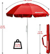 Ombrellone-da-spiaggia-rosso-antivento-alluminio-Protezione-solare-UV50+-Punta-elica-Inclinabile-regolabile-altezza-Made-in-Italy-giardino-piscina