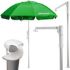 Ombrellone-da-spiaggia-verde-antivento-alluminio-Protezione-solare-UV50+-Punta-elica-Inclinabile-regolabile-altezza-Made-in-Italy-giardino-piscina
