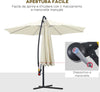 Ombrellone-Decentrato-da-Giardino-con-Base-a-Croce-Inclusa,-in-Metallo-e-Poliestere,-3x2.5-m,-Beige-01-0218