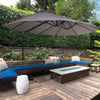 Ombrellone-Doppio-da-Giardino-in-Metallo-e-Poliestere-Anti-UV-Impermeabile,-440x270x250cm,-Grigio-84D-085GY