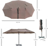 Ombrellone-Doppio-da-Giardino-in-Metallo-e-Poliestere-Anti-UV-Impermeabile,-440x270x250cm,-Marrone-84D-085BN