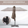 Ombrellone-Doppio-da-Giardino-in-Metallo-e-Poliestere-Anti-UV-Impermeabile,-440x270x250cm,-Marrone-84D-085BN