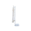 Ombrellone quadrato professionale con palo laterale Galileo Starwhite in alluminio per esterno Made In Italy