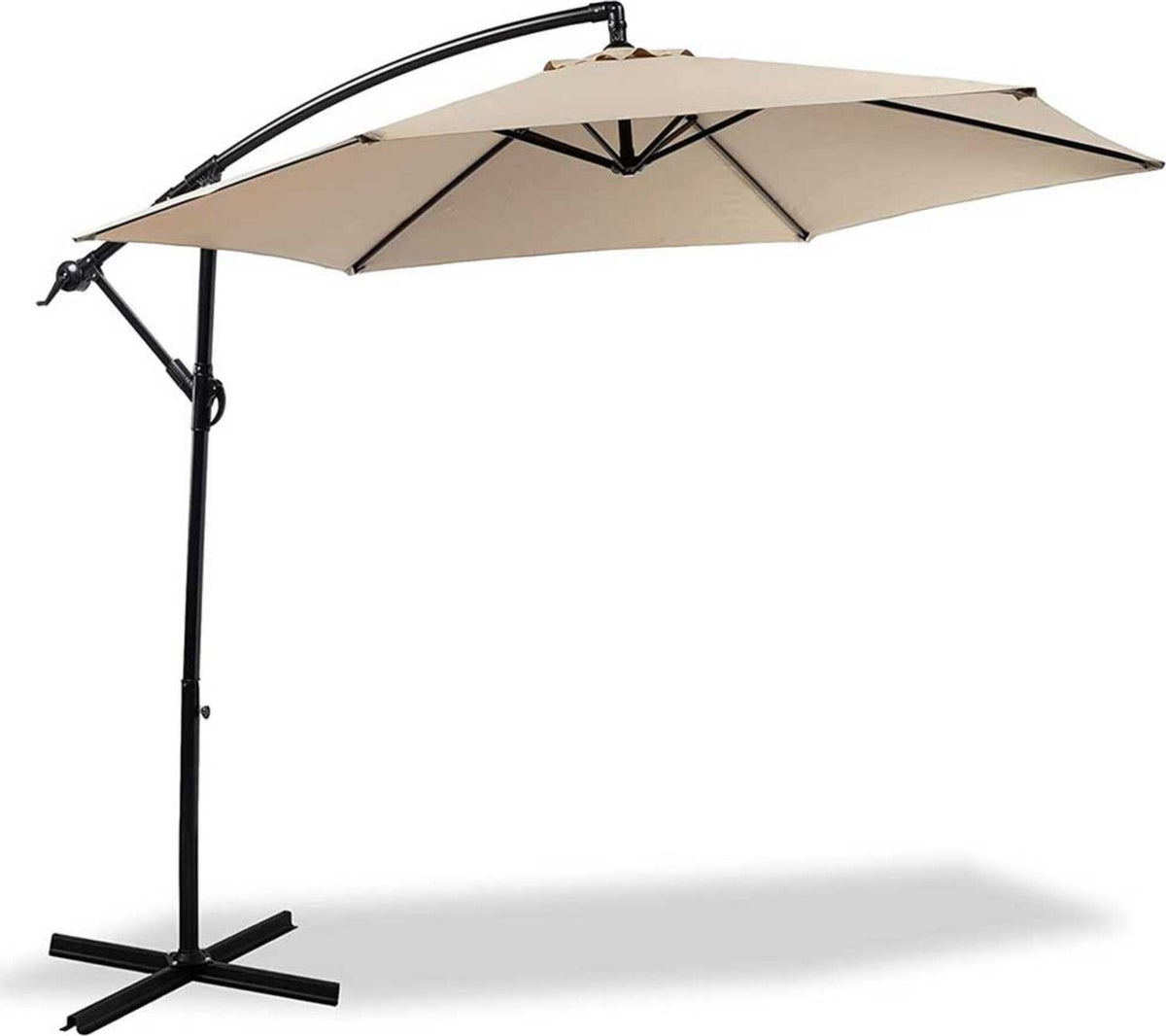 Ombrellone Giardino Decentrato 3x3 Con Pendente Palo Alluminio