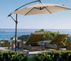 Ombrellone Giardino Decentrato 3x3 Con Pendente Palo Alluminio Gazebo Antivento Ombrelloni Trade Shop italia - Napoli, Commerciovirtuoso.it