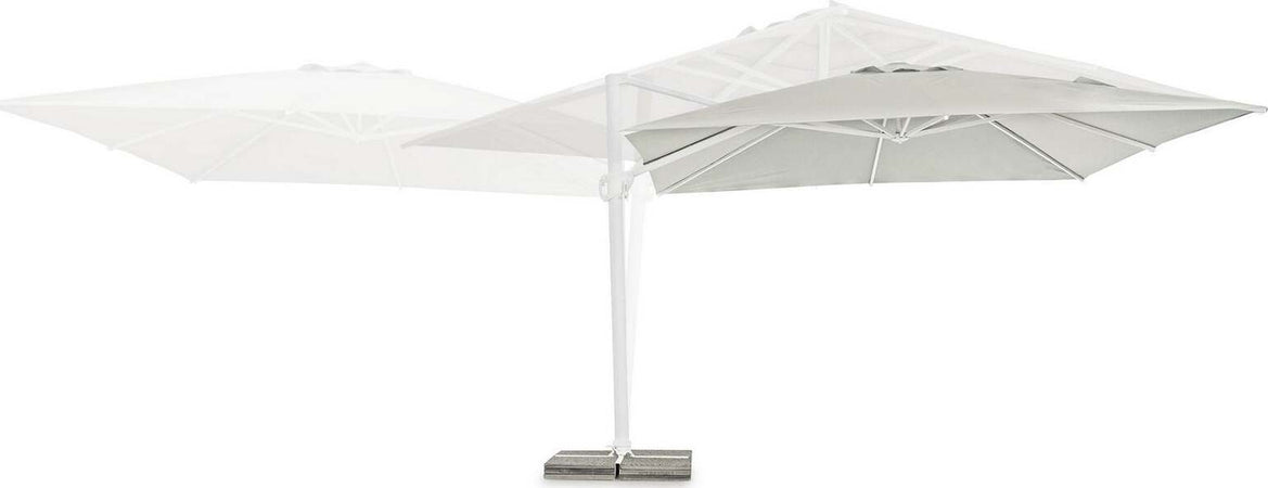 Ombrellone in alluminio con palo laterale orientabile da giardino Eden Giardino e giardinaggio/Arredamento da giardino e accessori/Ombrelloni tende e tettucci parasole/Ombrelloni Decor Space - Altamura, Commerciovirtuoso.it