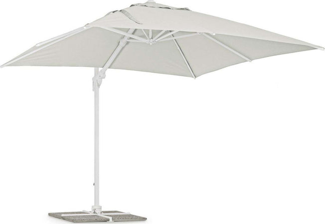 Ombrellone in alluminio con palo laterale orientabile da giardino Eden Giardino e giardinaggio/Arredamento da giardino e accessori/Ombrelloni tende e tettucci parasole/Ombrelloni Decor Space - Altamura, Commerciovirtuoso.it