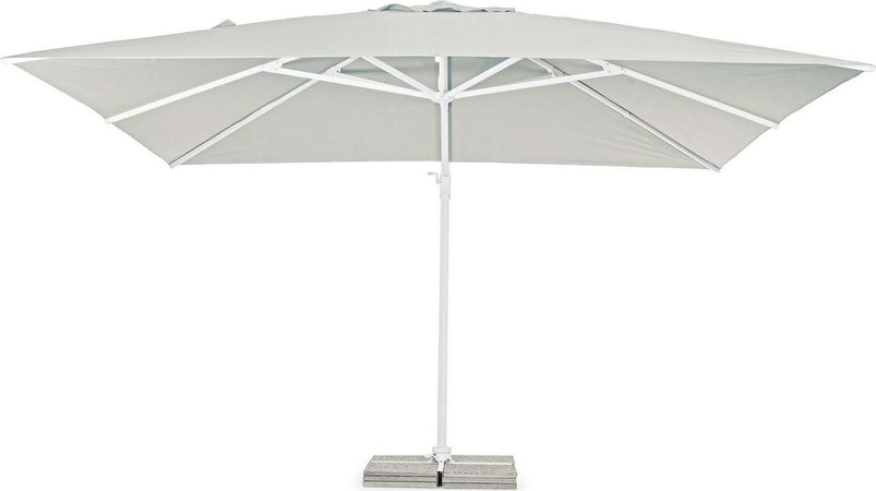 Ombrellone in alluminio con palo laterale orientabile da giardino Eden Giardino e giardinaggio/Arredamento da giardino e accessori/Ombrelloni tende e tettucci parasole/Ombrelloni Decor Space - Altamura, Commerciovirtuoso.it