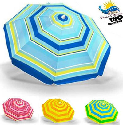 Ombrellone Mare Spiaggia Diametro 180 Cm Con Snodo Tessuto In Polyest Palo 32mm Sport e Tempo Libero > Tempo Libero > Ombrelloni Trade Shop italia - Napoli, Commerciovirtuoso.it