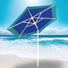 Ombrellone-Mare-Spiaggia-Giardino-Acciaio-Grande-210cm-Turchese-Blu-con-Custodia