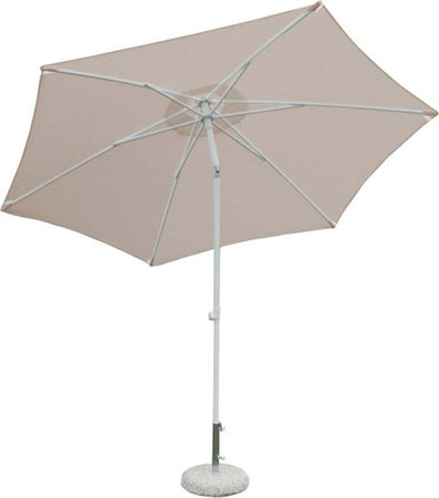Ombrellone ''Nice'' con palo centrale in alluminio da giardino e balcone Ø 300 cm Giardino e giardinaggio/Arredamento da giardino e accessori/Ombrelloni tende e tettucci parasole/Ombrelloni Decor Space - Altamura, Commerciovirtuoso.it