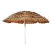 Ombrellone da mare grande Ø220 cm effetto rafia con 8 raggi