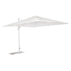 Ombrellone con palo laterale Sahara in alluminio verniciato a polvere da giardino e balcone