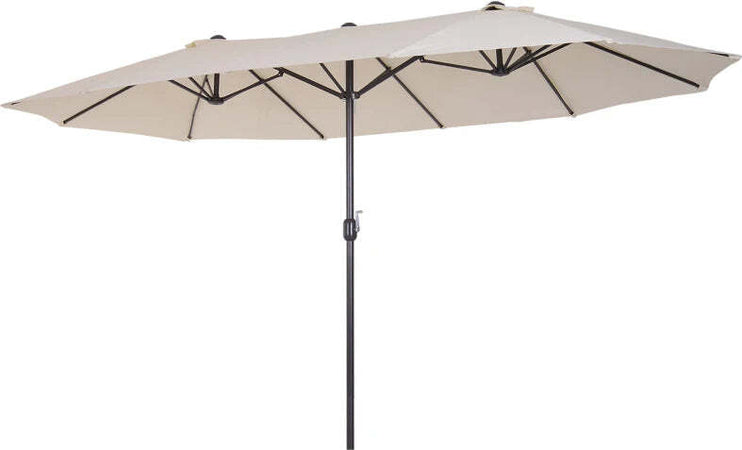 Ombrellone-Parasole-da-Giardino-e-Esterno-Doppio,-Ombrellone-Rettangolare-in-Tessuto-e-Poliestere,-4.55-x-2.4m,-Beige-84D-030V01CW