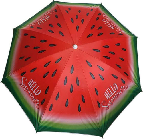 ombrellone-spiaggia-poliestere-uv-200/32-decoro-anguria-e-fenicottero-Multicolor-Milani-Home