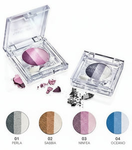 Ombretto Trucco Occhi Sant'angelica Ombretto Color & Light 3 Gradazioni Texture Morbida Ombretto Make up