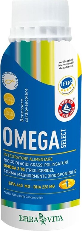 Omega-Select-3-UHC-240-perle-Erba-Vita-Integratore-Alimentare