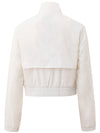 CASABLANCA Giacca bianca con patch logo Casablanca da donna