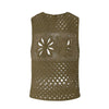 Pinko canotte e top donna pinko - gonzano top fantasy - verde militare da donna