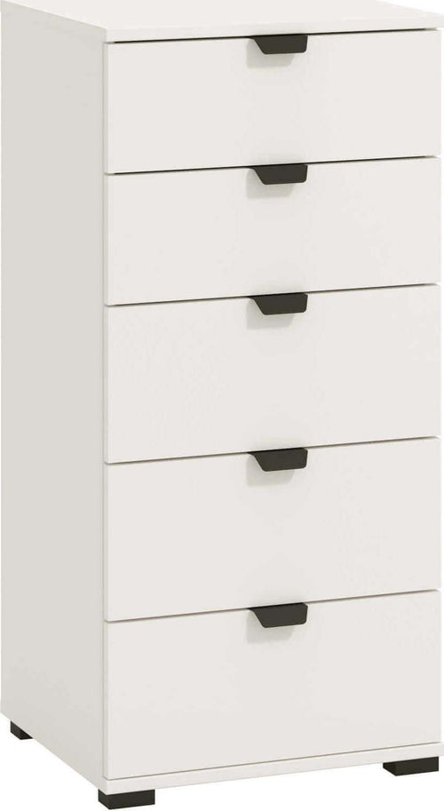 ONE---cassettiera-moderna-5-cassetti-cm-45-x-40-x-95-h-Bianco-Milani-Home