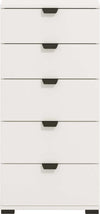 ONE---cassettiera-moderna-5-cassetti-cm-45-x-40-x-95-h-Bianco-Milani-Home