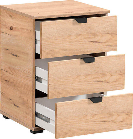 ONE---comodino-moderno-3-cassetti-cm-45-x-40-x-63-h-Rovere-Chiaro-Milani-Home