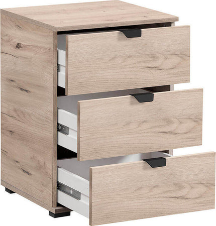 ONE---comodino-moderno-3-cassetti-cm-45-x-40-x-63-h-Rovere-grigio-Milani-Home