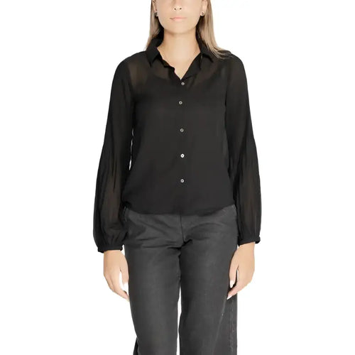 Only Camicia Donna - black / XS - Abbigliamento Camicie