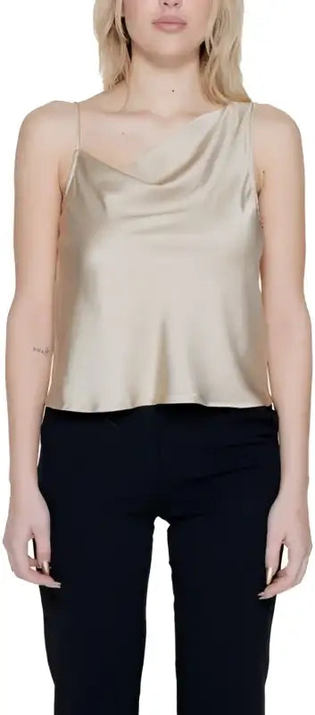 Only Canotta Donna - gold / M - Abbigliamento Canotte