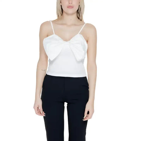Only Canotta Donna - white / S - Abbigliamento Canotte