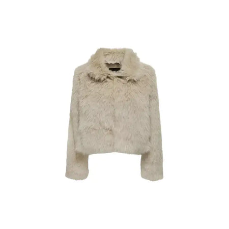 Only Cappotto Donna - beige / L - Abbigliamento Cappotti