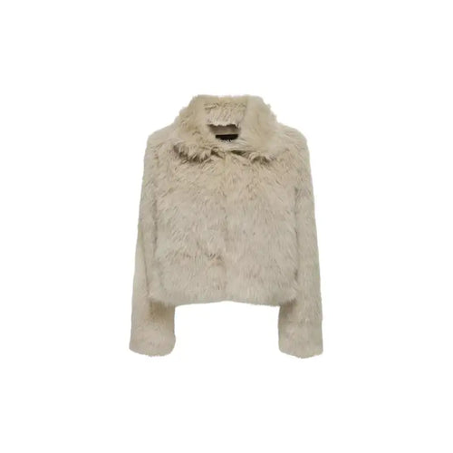 Only Cappotto Donna - beige / L - Abbigliamento Cappotti