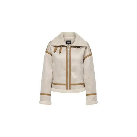 Only Cappotto Donna - beige / M - Abbigliamento Cappotti