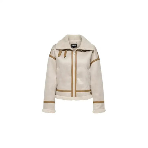 Only Cappotto Donna - beige / M - Abbigliamento Cappotti