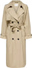 Only Cappotto Donna - beige / XS - Abbigliamento Cappotti