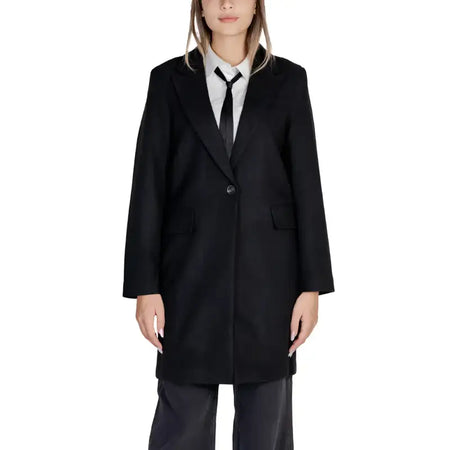 Only Cappotto Donna - black / L - Abbigliamento Cappotti
