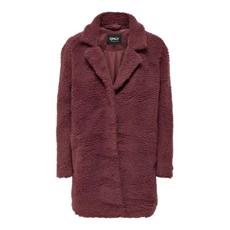 Only Cappotto Donna - bordeaux / XL - Abbigliamento Cappotti