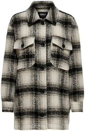 Only Cappotto Donna - white / S - Abbigliamento Cappotti