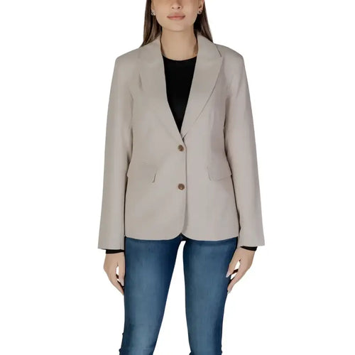 Only Giacca Donna - beige / 34 - Abbigliamento Giacche