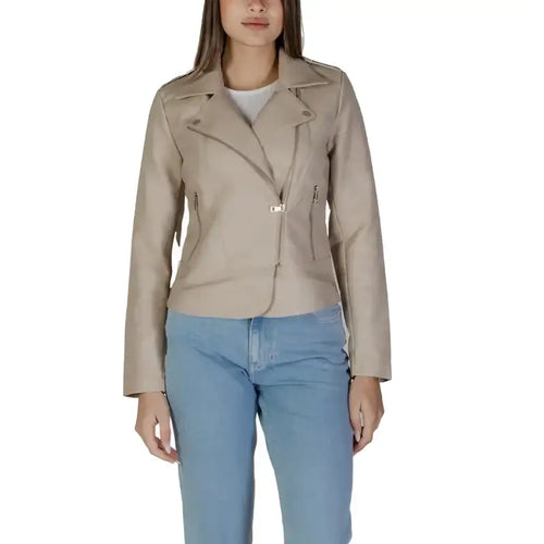 Only Giacca Donna - beige / XS - Abbigliamento Giacche