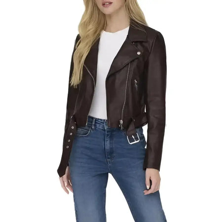 Only Giacca Donna - brown / L - Abbigliamento Giacche