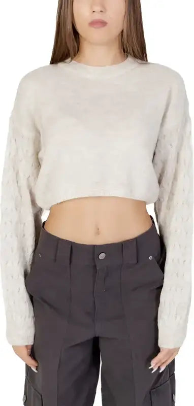 Only Maglia Donna - beige / L - Abbigliamento Maglie