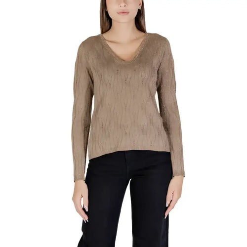 Only Maglia Donna - brown / S - Abbigliamento Maglie