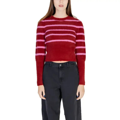 Only Maglia Donna - red / M - Abbigliamento Maglie