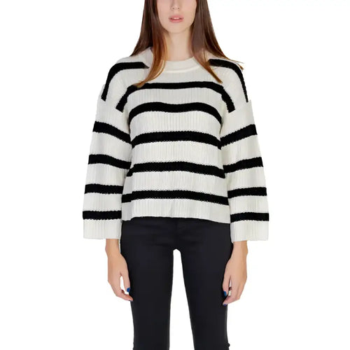 Only Maglia Donna - white / S - Abbigliamento Maglie